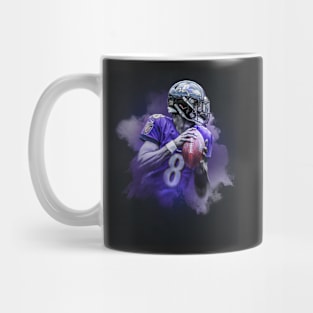 Lamar Baltimore Sports Art Mug